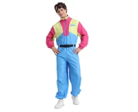 Role play set for men Ski Suit (jumpsuit, ski goggle, belt), size 52 EOL